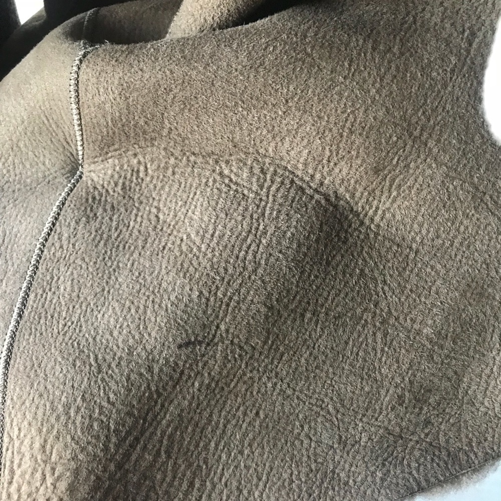 Vince Cascade Draped Shearling Jacket - image 4